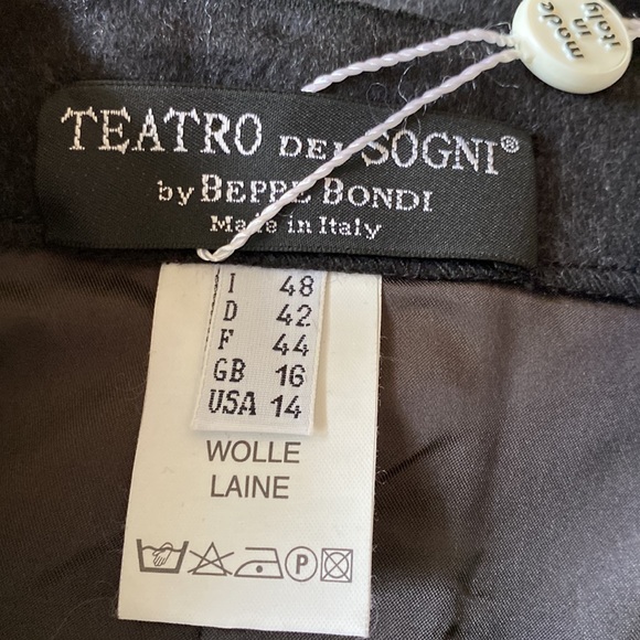 Teatro Del Sogni Made in Italy 🇮🇹 Beautiful Wool Skirt New WithTags - Picture 6 of 12